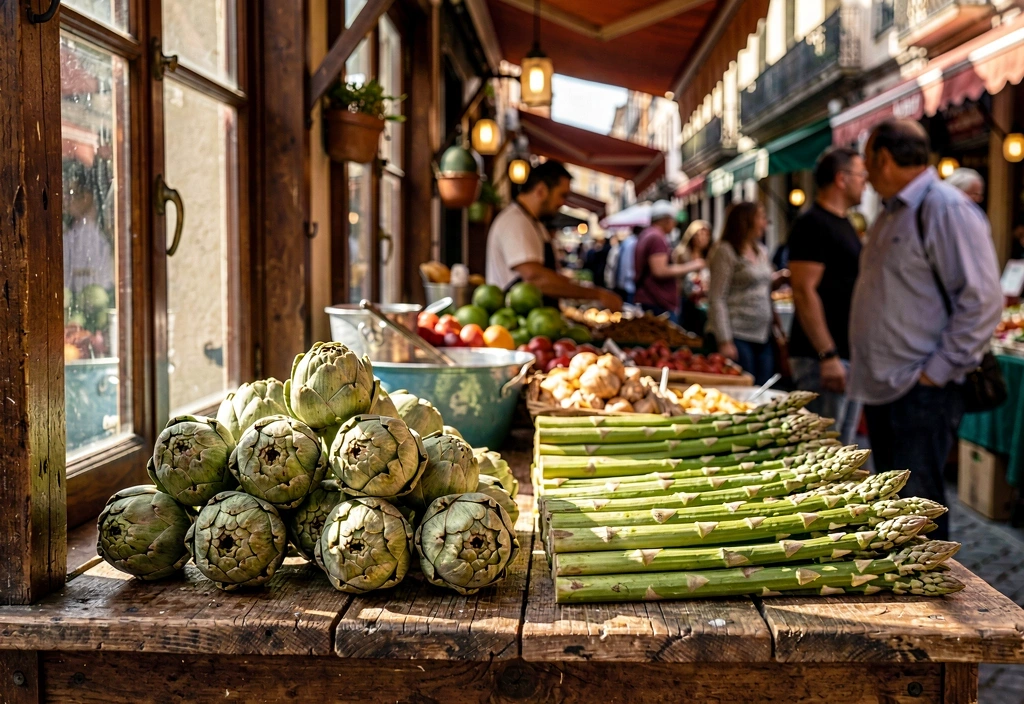 Mercado local estacional